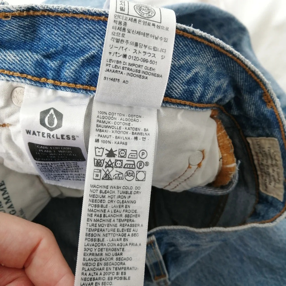 Levi's 501 90s Loose Straight Jeans Premium Denim in Sketch Artist 27 (4) - Picture 11 of 16